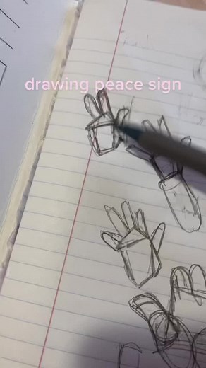 Step-by-Step Tutorial for Drawing a Peace Sign