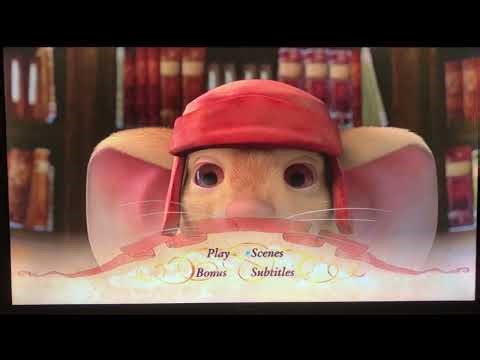 UK DVD Opening, Menu Walkthrough and Closing to The Tale of Despereaux (2008)