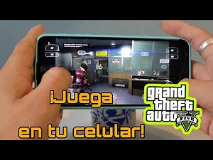 La mejor manera de jugar GTA V en tu celular 2025!!