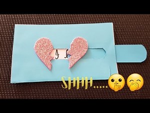 Secret message card | Secret fold card | Hidden message card | Card ideas | The Artist