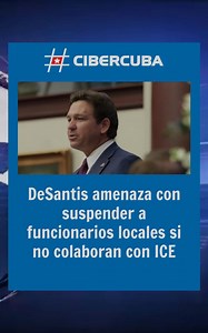 DeSantis amenaza con suspender a funcionarios locales si no colaboran con ICE El gobernador de Florida, Ron DeSantis, ha advertido que podría tomar medidas drásticas contra aquellos funcionarios locales que no cooperen con las autoridades federales de inmigración. Esta advertencia se centra específicamente en la colaboración con la Oficina de Inmigración y Control de Aduanas, conocida como ICE. DeSantis ha señalado que tiene el poder para suspender de sus cargos a quienes no participen en el apo