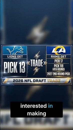 Schrager BREAKS Lions Trade News Everyone Missed 👀 #NFL #Draft