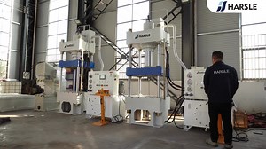 11K views | Y32-160T Four-Column Hydraulic Press Machine with Touch Screen | Harsle Machine | Facebook