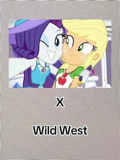 Rarity & Apple Jack X Wild West