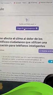 Short Cómo resumir artículos académicos usando Scholarcy