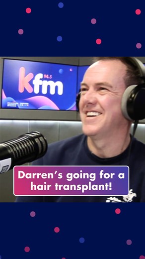 If you catch Darren with a full head of hair in the coming months👀, here's why👇 | Kfm 94.5