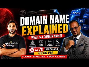 What is a Domain Name? | How to Register a Domain | Domain Name Explained | Kaashiv Infotech Live