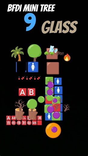 bfdi mini tree 9 - glass