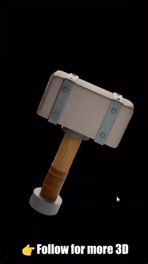 👉 Forging a Weapon for Valhalla ⚔️ (Blender 3D) #Shorts