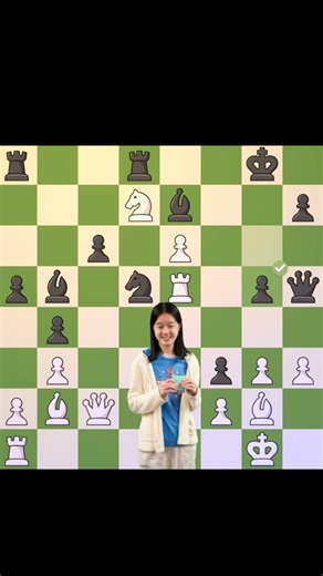 alice lee brilliancy ✨✨#chess #chesscom#chesstactic #chessplayer