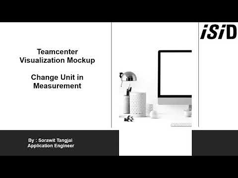 Teamcenter Visualization Mockup - Change Unit in Measurement