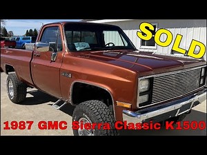 SOLD - 1987 GMC Sierra Classic K1500 - Walk Around 14046