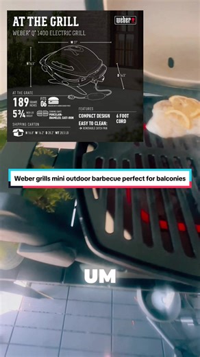 @Weber Grills check out the link in my bio Just picked up the brand new Mini Weber Electric Grill 🔥 and wow… game changer. Perfect for small patios or apartment balconies 🏙️🍔. I’ve grilled burgers, chicken, salmon, even Chilean sea bass—everything cooks evenly and flips so smooth thanks to the thick, high-quality non-stick surface. No mess, no smoke in the house, and all the flavor stays right outside on the patio. 🌊🥩 It’s seriously the best way to cook. Great for having the guys over, or j