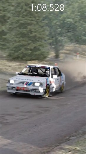 #assettocorsa GrA7 Peugeot 309 GTI 16v Phase 2 at The Forest Rally (Short Stage 3) Assetto Corsa