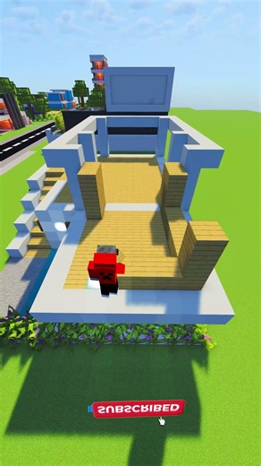 Minecraft BEST Modern House Build Tutorial🏠⚒️| #shorts #minecraft