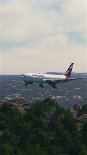 Impossible Landing!!! Amazing View before the Plane Lands at the Airport eps736