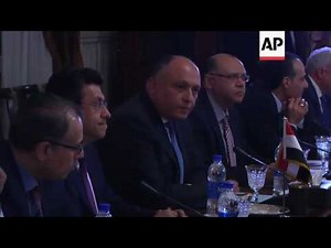 French FM meets Arab League officials in Cairo