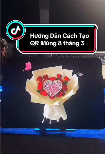 Buồn quá video hướng dẫn tạo QR bị xoá nên mình đăng lại cho mn nha. Hướng dẫn làm bó hoa QR cho ngày quốc tế phụ nữ - 8/3. Nó thật sự rất dễ tạo vậy nên hãy bỏ chút thời gian ra tạo một chút đáng yêu cho người ấy nhé. Trong website có phần nhận voucher miễn phí nên không lo về giá cả đâu.#ilovetiktok #deagift #viral #womensday #tutorial