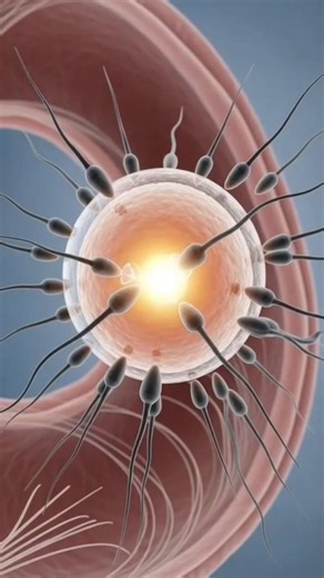 How Human Fertilization Happens | 3D Sperm Meets Egg Animation | AI Anatomy Explained