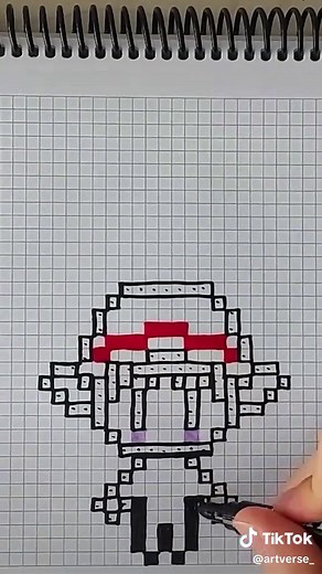 How to Draw Luffy (One Piece) - Pixel Art Tutorial