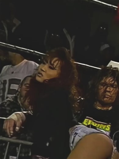 Kimona Wanalaya at ECW 1996 with Raven #ecwwrestling #vintagewrestling #wrestlingreels #wrestling #wrestlingtiktok #ecw