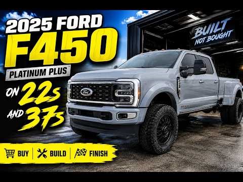 We Built the ULTIMATE 2025 Ford F450 Platinum Plus! (22s & 37s)