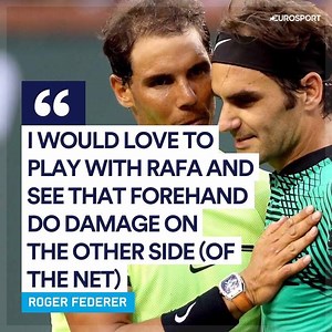 6.7K views · 447 reactions | Roger Federer is  he's paired with Rafa Nadal in the Laver Cup doubles! | TNT Sports | Facebook