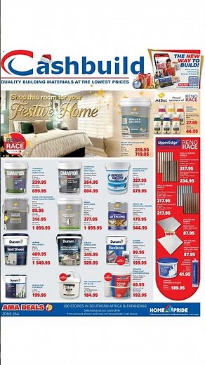 Cashbuild - Western Cape - Festive Home Room Catalogue 15/12 - 25/01