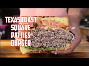 Texas Toast Square Cheeseburger recipe