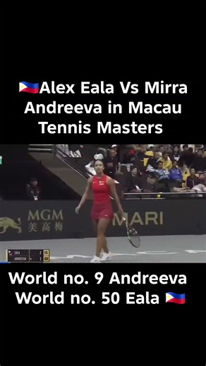 😮 Andreeva flips the script in Macau! Alex Eala loses 6-4, 6-2 in exhibition. 🔥 Reminder: Eala won their US Open clash 💪🏼. This one's personal now! New rivalry ignites. Mirra-Andreeva vs Alex-Eala: next showdown? Eala's determination vs Andreeva's fire. Tennis world watches. #AlexEala #MirraAndreeva #TennisRivalry | Romy Jagonoy