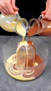 Chocolate dessert and a brilliant trick for a confectionery result