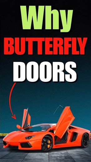 Why Butterfly Doors ? #shorts #car #lamborghini