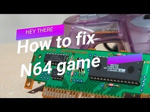How to Reapair, Fix and clean a N64 cartridge
