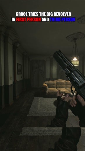 Grace’s First Time Using the Big Revolver #residentevil