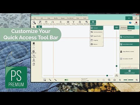 Customizing the Quick Access Toolbar - Pro Stitcher Tutorials