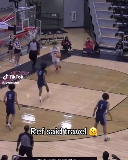 Blind Ref Shows High School Basketball Travel Call