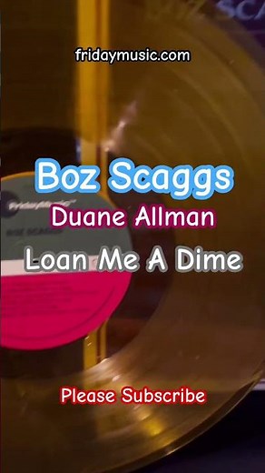 BOZ SCAGGS DUANE ALLMAN Loan Me A Dime Blue & Gold Vinyl #fridaymusic #bozscaggs #allmanbrothers