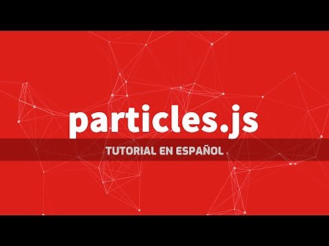 Como usar PARTICLES JS ► Libreria JS | Tutorial en Español
