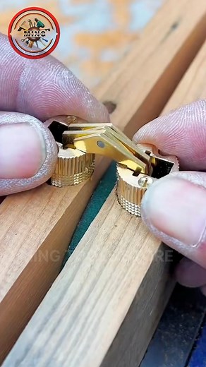 191K views · 845 reactions | Brass Barrel Hinges Hidden Invisible Cabinet Furniture ️ | Ming Tools | Facebook
