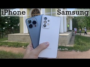 Сравнение Samsung A53 vs iPhone 13 pro max Camera test
