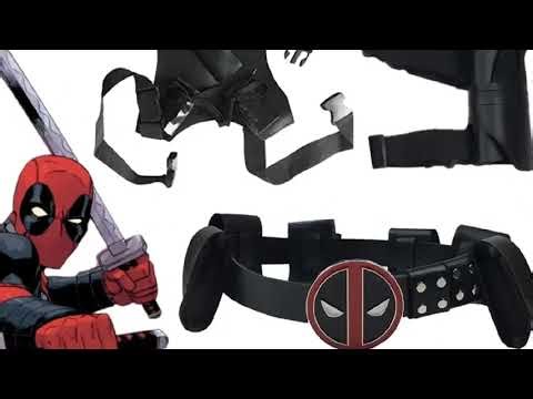 Deadpool Costume Accessories Belt Swords Blades Pistol Holster Superhero Cosplay Props Toys Wade Wil