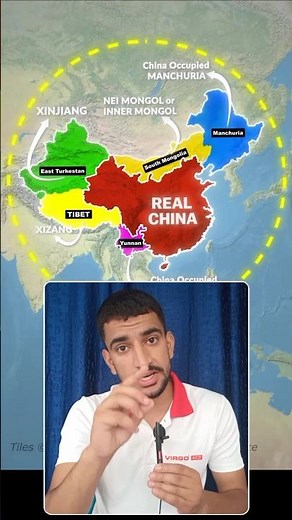 Real Map Of China