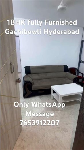 1BHK fully Furnished Gachibowli Hyderabad #hyderabad #home #rentforcomfort #renthome #property