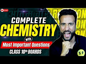 Complete Chemistry Revision with Most Important Questions | Class 10th Science Board with Ashu Sir