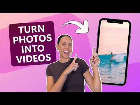 How to turn photos into a video