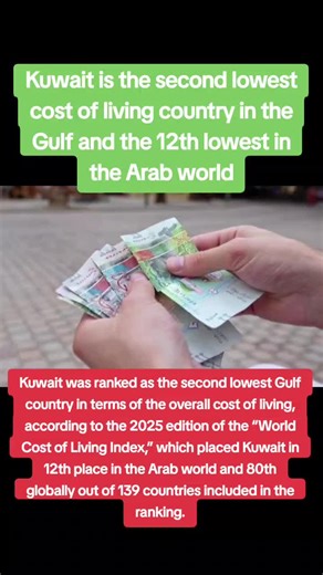 Kuwait's Cost of Living Ranks Second Lowest in Gulf