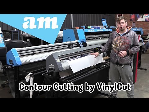 Contour Cutting on Automatic and Semi-/ Alignment with USB Cable and Flash Drive Files by VinylCut