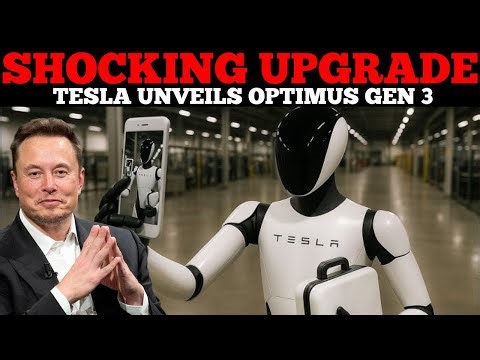 GAME CHANGER! Elon Musk Presents Tesla Bot Gen 3 – Smarter, Faster, Stronger!