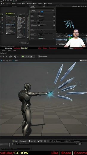 Create EPIC Ice Shards Barrage in Unreal Engine 5 Niagara