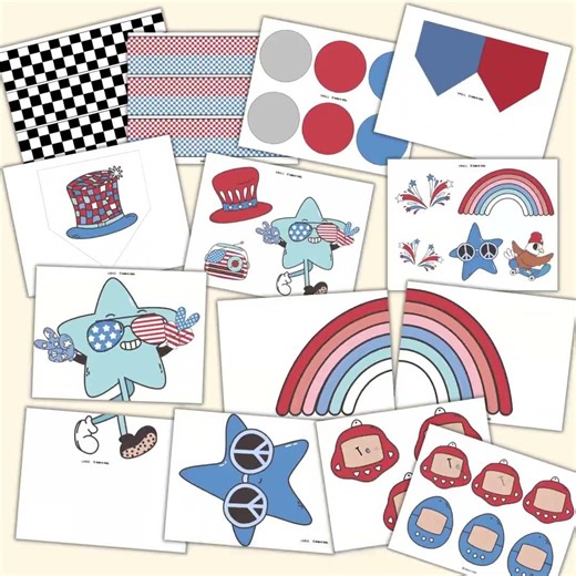 DIY Party in the USA Bulletin Board Kit Tutorial